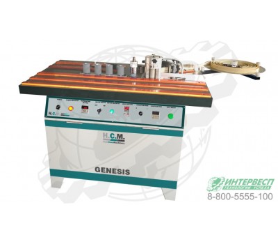 Кромкооблицовочный станок для прямых и радиусных деталей HCM GENESIS