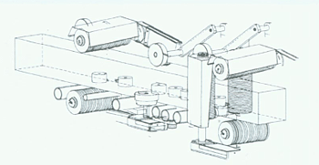 Станок для пропитки погонажных изделий SCORPION 20, 30, 40, 60, схема обработки