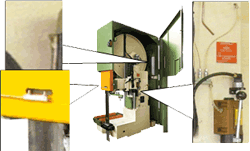 Вертикальная ленточная пилорама SNT 1800 BICOUPE-CRL, Централизованная система принудительной смазки 