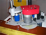 Станок для кромкооблицовки KM-40, автоматическая подача кромочного материала