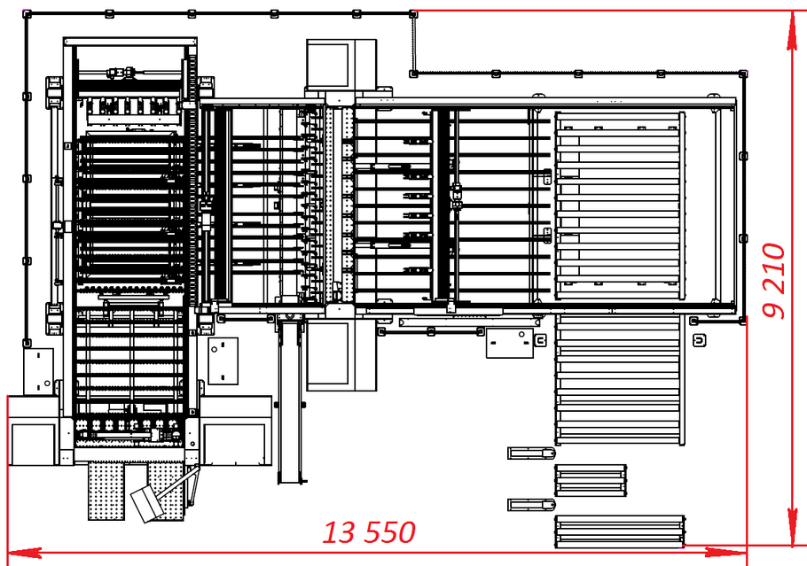 Угловой форматно-раскроечный центр с ЧПУ Filato NKL-3318